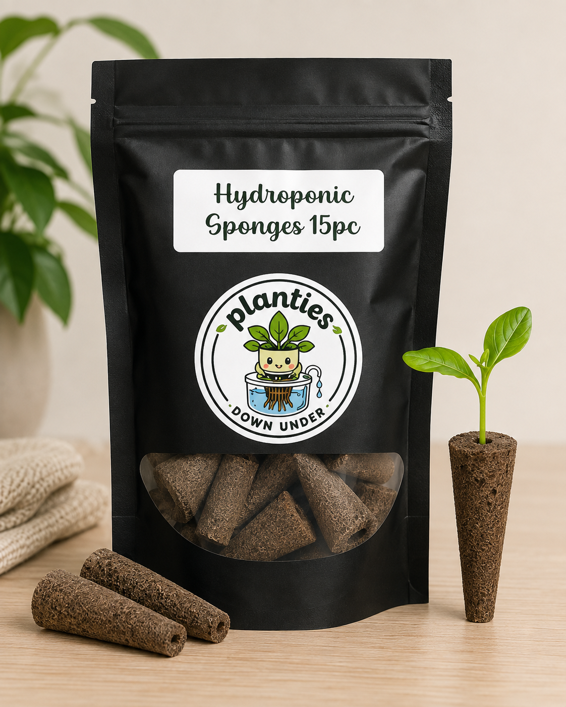 Hydroponic Sponges 15 Piece